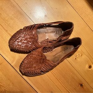 Leather Hurache Mexican Woven Sandals